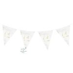 Banderines Eid Mubarak color blanco