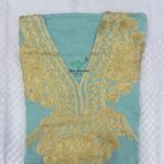 Gandora tradicional azul turquesa claro