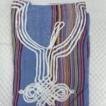 Gandora azul clarito de rayas