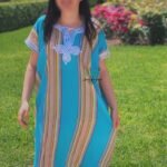 Gandora azul claro de rayas