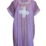 Gandora lila clarito de rayas