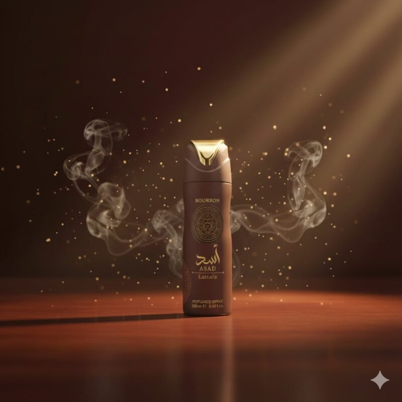 Asad Bourbon Perfume body spray/desodorante 200 ml. – Bazar Beni Amir